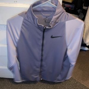 nike zipup grey